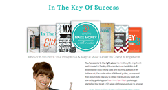 Desktop Screenshot of inthekeyofsuccess.com