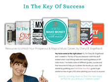 Tablet Screenshot of inthekeyofsuccess.com